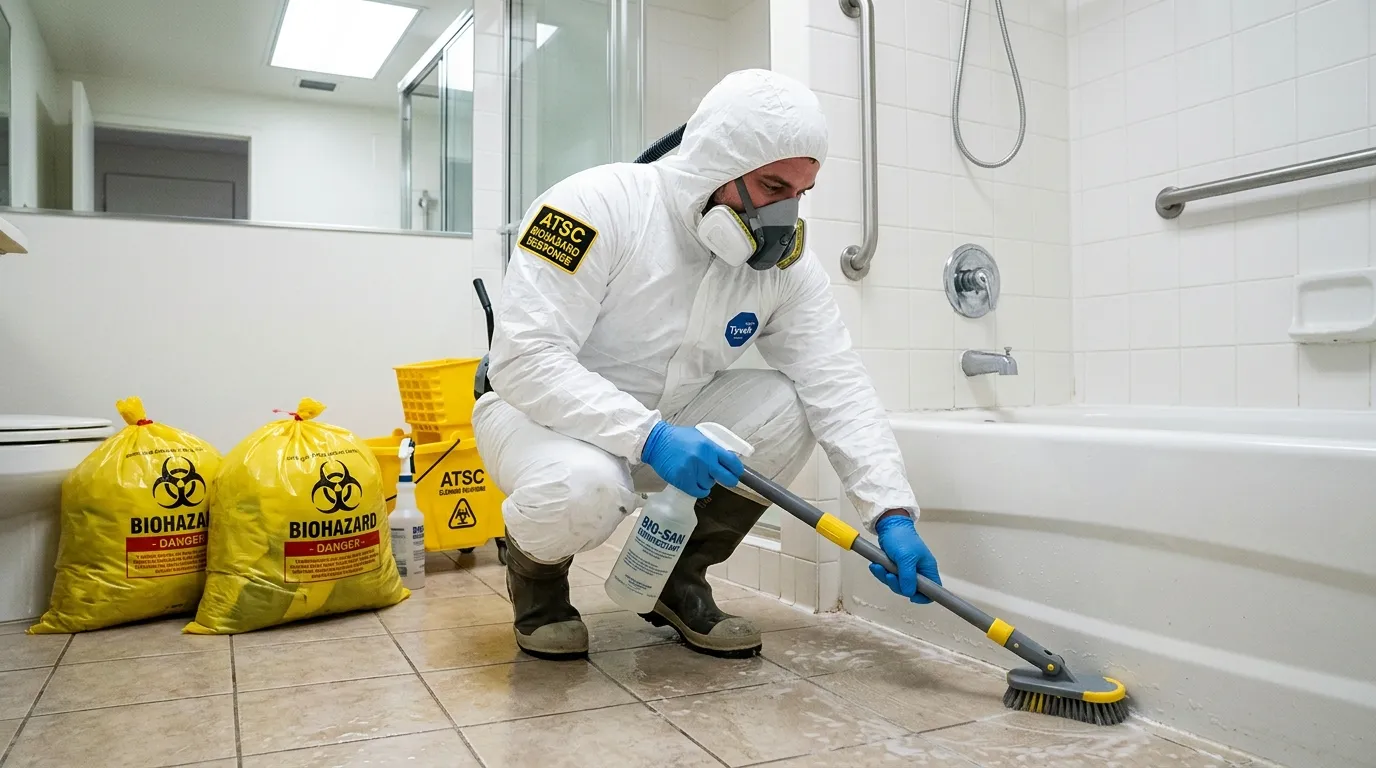 Decontamination equipment deployed for Blood Cleanup in Norman